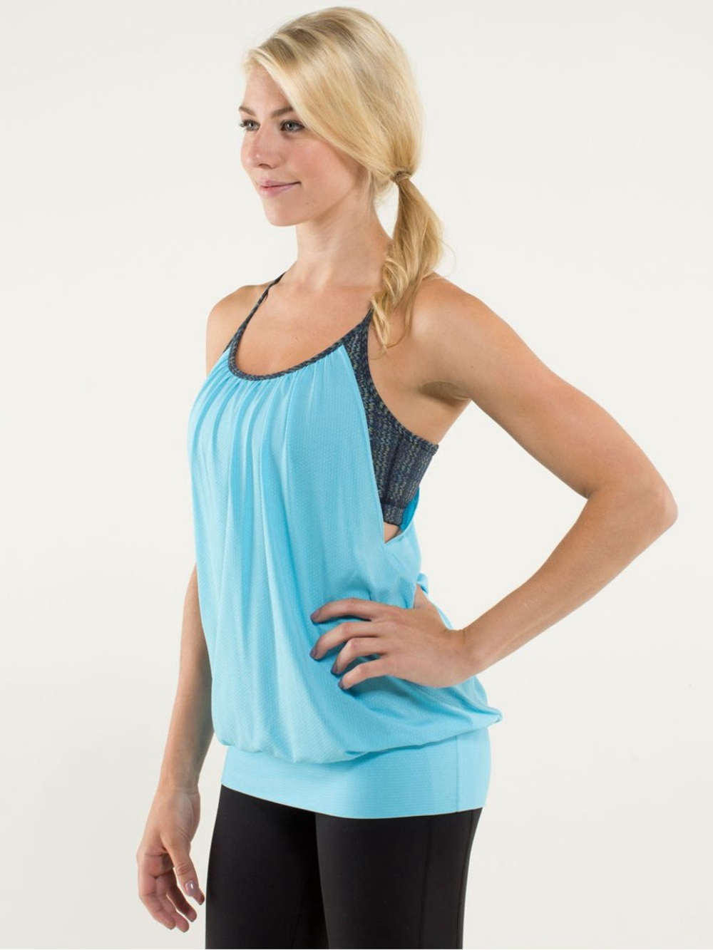 lululemon athletica No Limits Tank Top in Blue Moon / Ziggy Wee